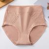 High-Waisted Cotton Briefs for Middle-Aged and Elderly Women - Comfortable, Breathable, Plus Size.