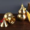 1Pcs Ancient Craft Fire-avoiding Dragon Gourd Feng Shui Fortune Protection Wu Lou Copper Gourd