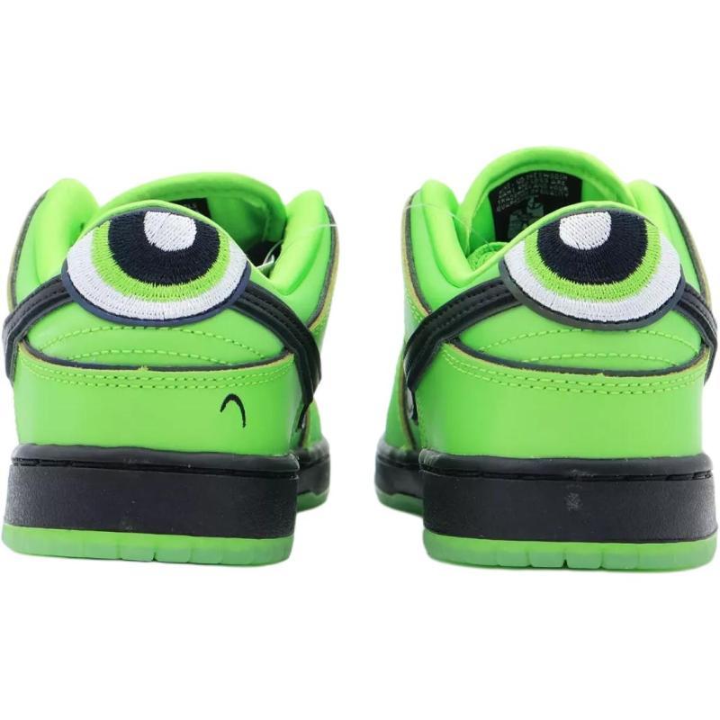 Nike SB Dunk Low The Powerpuff Girls Buttercup PS Sneakers FZ8832-300