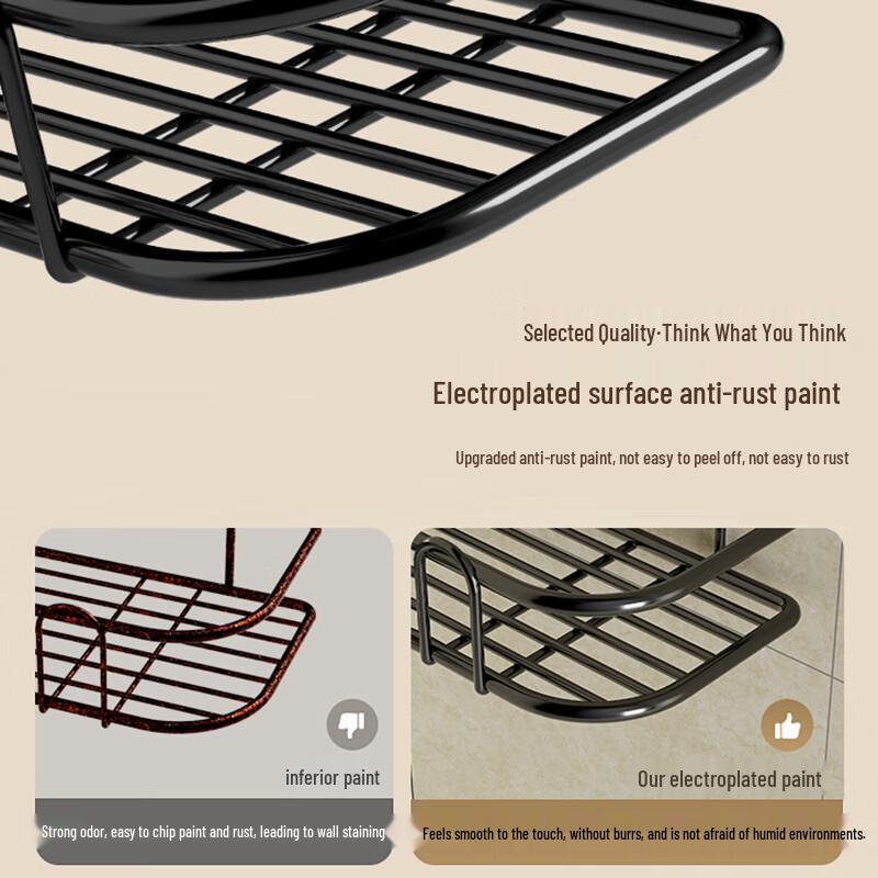 Zhaoran Wall-Mounted Bathroom Corner Shelf