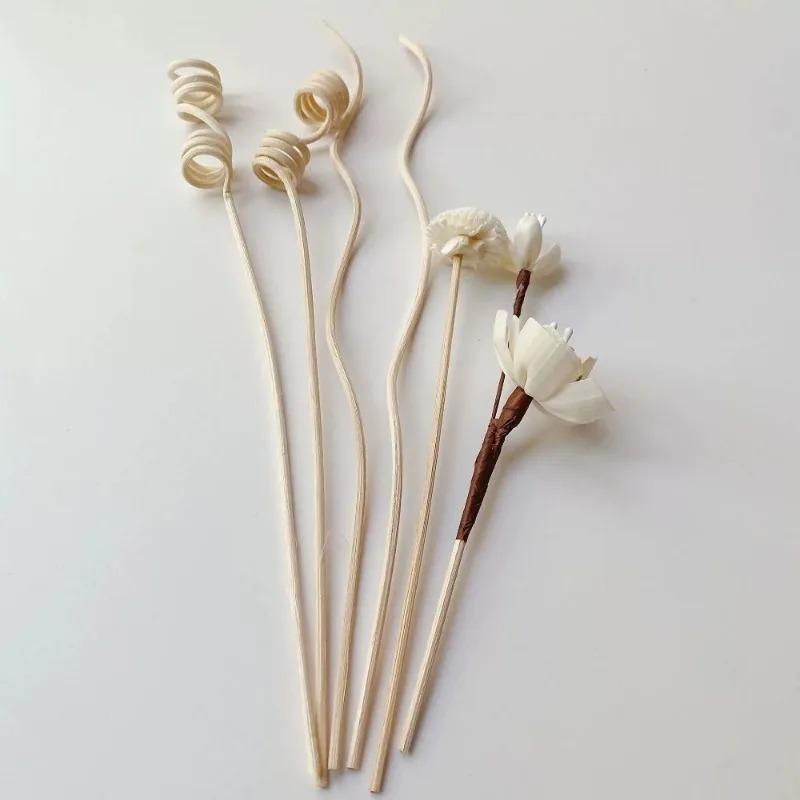 

5/6Pcs Flower Fragrance Stick Fireless Aromatherapy Rattan Sticks Fragrance Diffuser DIY Home Decor