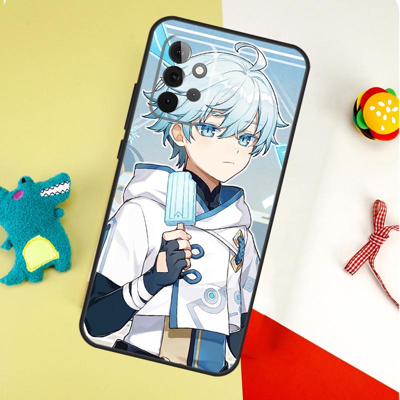 Chongyun Genshin Impact For Samsung Galaxy A05 A06 A16 A54 A34 A14 A55 A35 A15 A53 A33 A13 A22 A32 A52 Phone Case