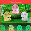 Whimsical Resin Panda Night Light Figurines For Garden And Office Decoration