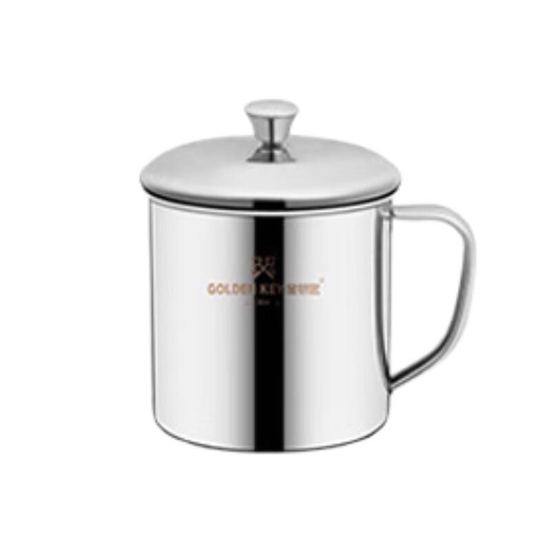 

Golden Key 304 Stainless Steel Office Tea Mug with Handle and Lid