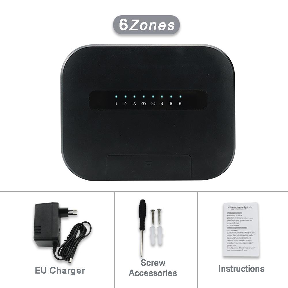 Умный контроллер полива: 6/8-ходовой WiFi-таймерный клапан для полива