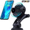 Automatic 10W Qi Fast Wireless Car Charger Mount for iPhone Samsung Android QC 20 30 Secure Dashboard Vent Clip