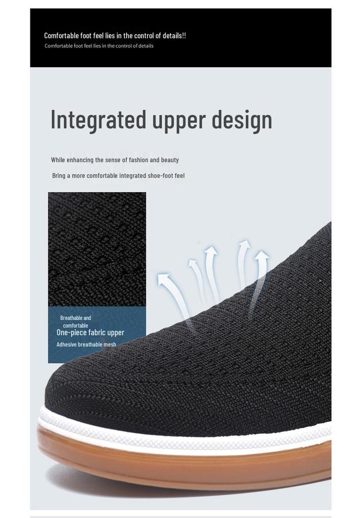 Men's Lightweight Breathable Knit Walking Shoes
