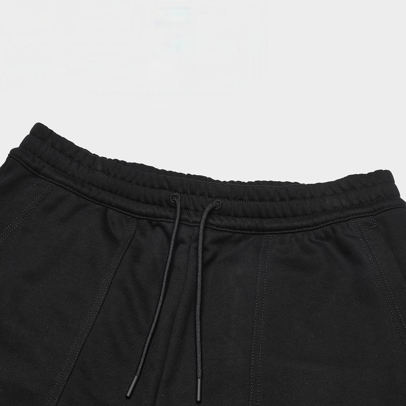 FILA Fusion Workwear Mid-Rise Drawstring Fashion Cuffed Casual Knit Sports Pants Men bottoms Black T11M413603F-BK