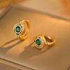 Vintage Micro Set Diamond Ear Cuff Light Luxury Exquisite Versatile Earrings
