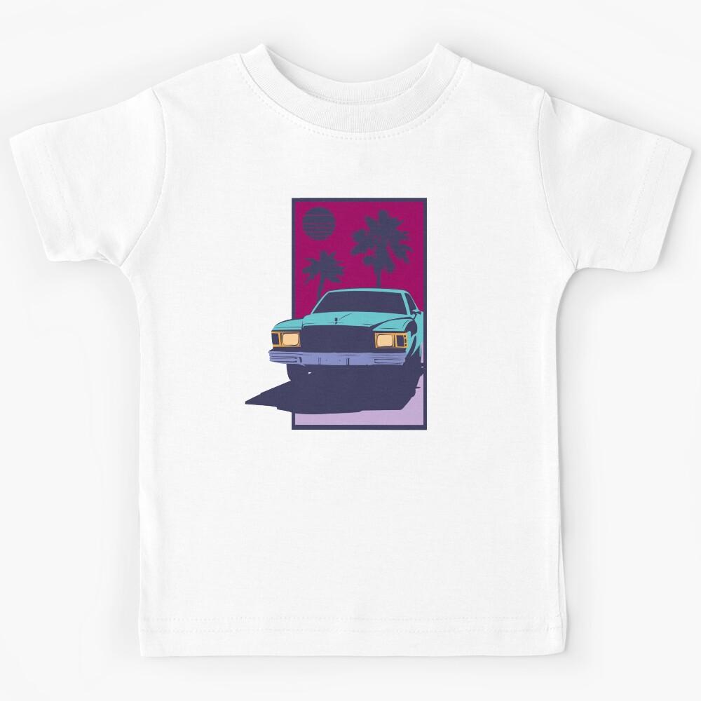 retro car driver Kids T-Shirt 150