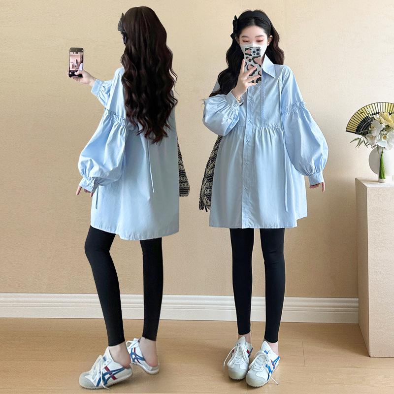 Maternity Spring 2026: Korean Midi-Length Shirt XL