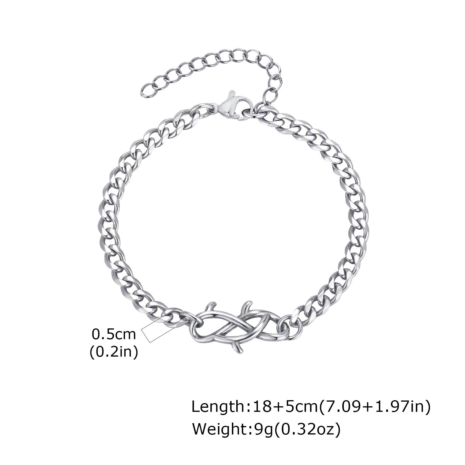 

Новый мужской браслет-цепочка, никогда не тускнеющий кубинский браслет-цепочка, повседневный цирконовый подарок