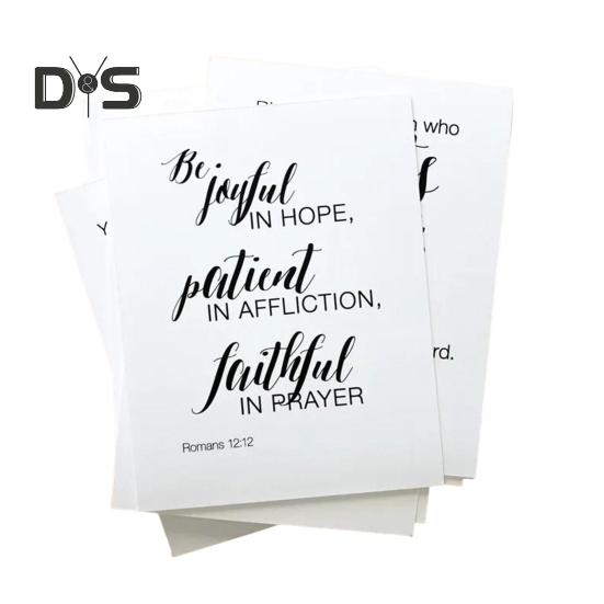 

52 шт./набор карточек с отрывками из Священного Писания, плотная бумага, осознанность, благодарность, вдохновляющие стихи из Библии, мотивирующие цитаты, молитвенные карточки, украшение, ободрение, подарок Sets