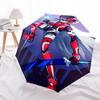 1pc Heroic Guardian Automatic Folding Outdoor Umbrella - 3-Fold Design with 8-Bone Iron Frame, Perfect for Fans, Travelers, Daily Use, and Festiv