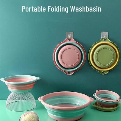 Portable Foldable Washbasin for Hand Washing and Laundry