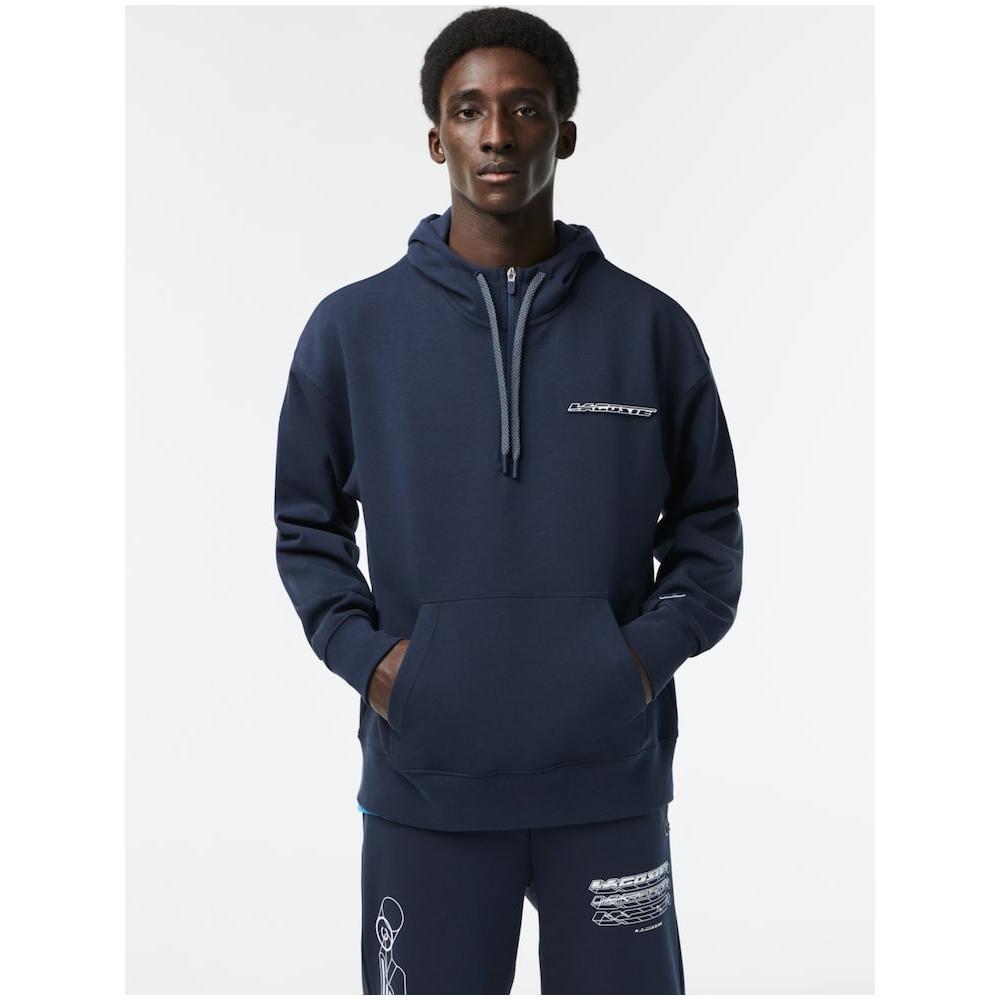 

Lacoste Мужская двухсторонняя футболка с капюшоном на молнии SH5531 53G KXE Q2NSH5531 53GKXE