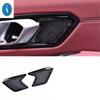 For BMW 3 Series G20  - 2024 Stainless Steel Car Inner Door Handle Bowl Audio Stereo Tweeter Speaker Cover Trim Accessories
