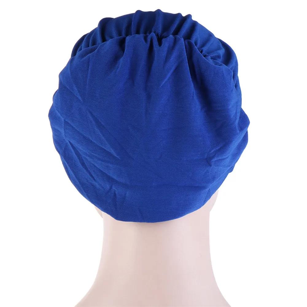 New Underscarf Women Chemo Cap Muslim Hijab Turban Bone Bonnet Stretch Inner Ninja Hat Bone Bonnet Tube Headwear Head Scarf Wrap