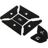 Car Steering Wheel Button Stickers Cover Fit for Mercedes Benz ML GL GLK GLA CLA CLS SL A B C E G Class Interior Switch Button Decoration