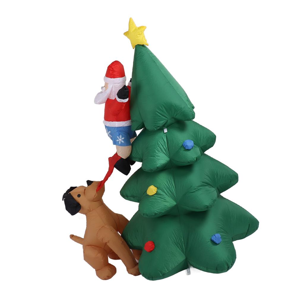 Inflatable Christmas Tree 1.8M Lighting High Speed Low Noise Fans Blow Up Christmas Tree Decoration