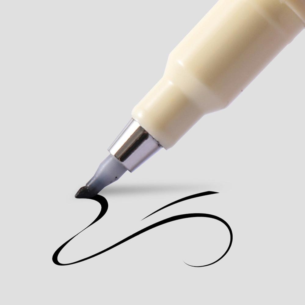 Kit 12 Colors Soft Brush Calligraphy Pen for Scrapbooking