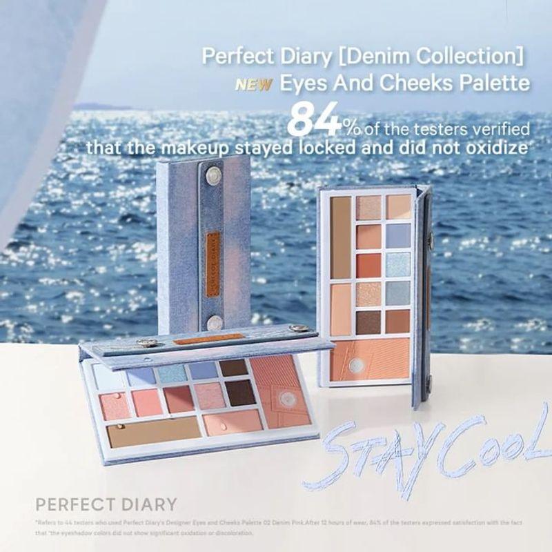 PERFECT DIARY - All-in-one Makeup Palette - Denim Pink