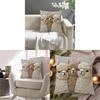 Animal Plush Throw Pillow Cover With Soft Faux Fur For Sofa Decor