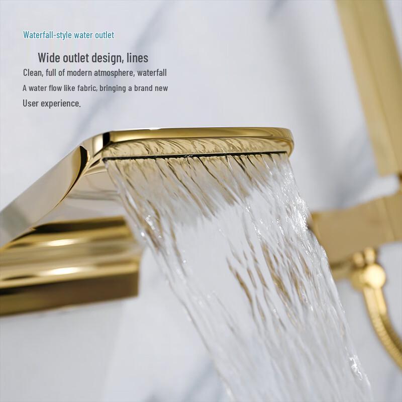TLXT Concealed Waterfall Bathtub Faucet