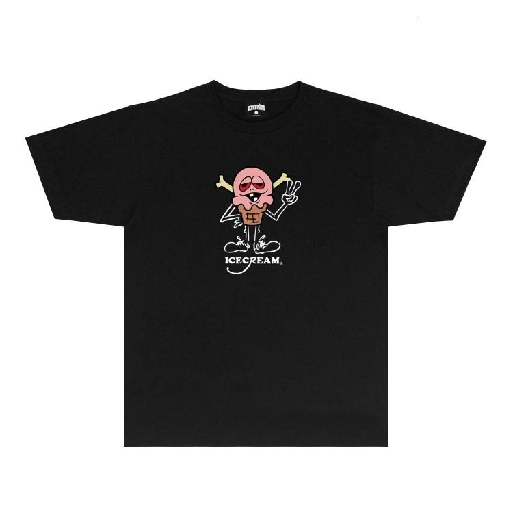 Flying Dog Ice Cream Classic Tengu Print T-Shirt 100% Cotton Shirt Casual Oversized Otter Lovers Trendy Fashion 2024