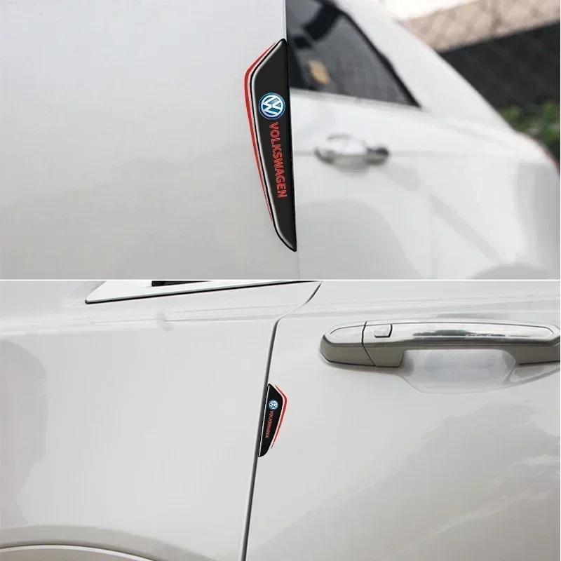 Car Sticker Door Edge Guards Trim Molding Protection Strip Car Crash Barriers For Volkswagen VW Polo BEETLE PASSAT zj3