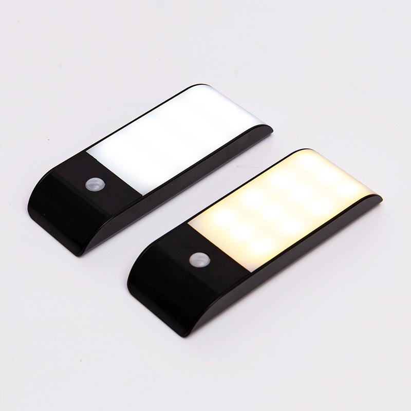 USB Rechargeable LED Motion Sensor Cabinet Light for Bedroom, Corridor, or Wardrobe