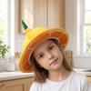 Party Supplies Creative Orange Hat Cute Soft Orange Headgear Comfortable Lightweight Halloween Cap Children