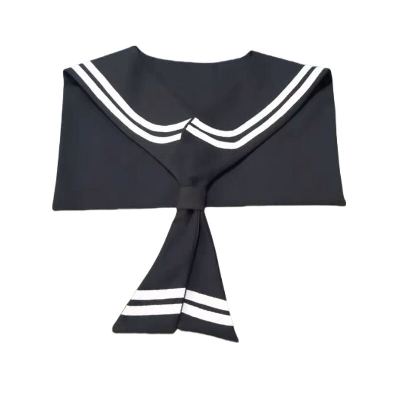 New Korean Style Decorative Fake Collar Women Sweet Navy Style Shawl Wrap For School Girl Necklace Vintage Short Poncho Capele