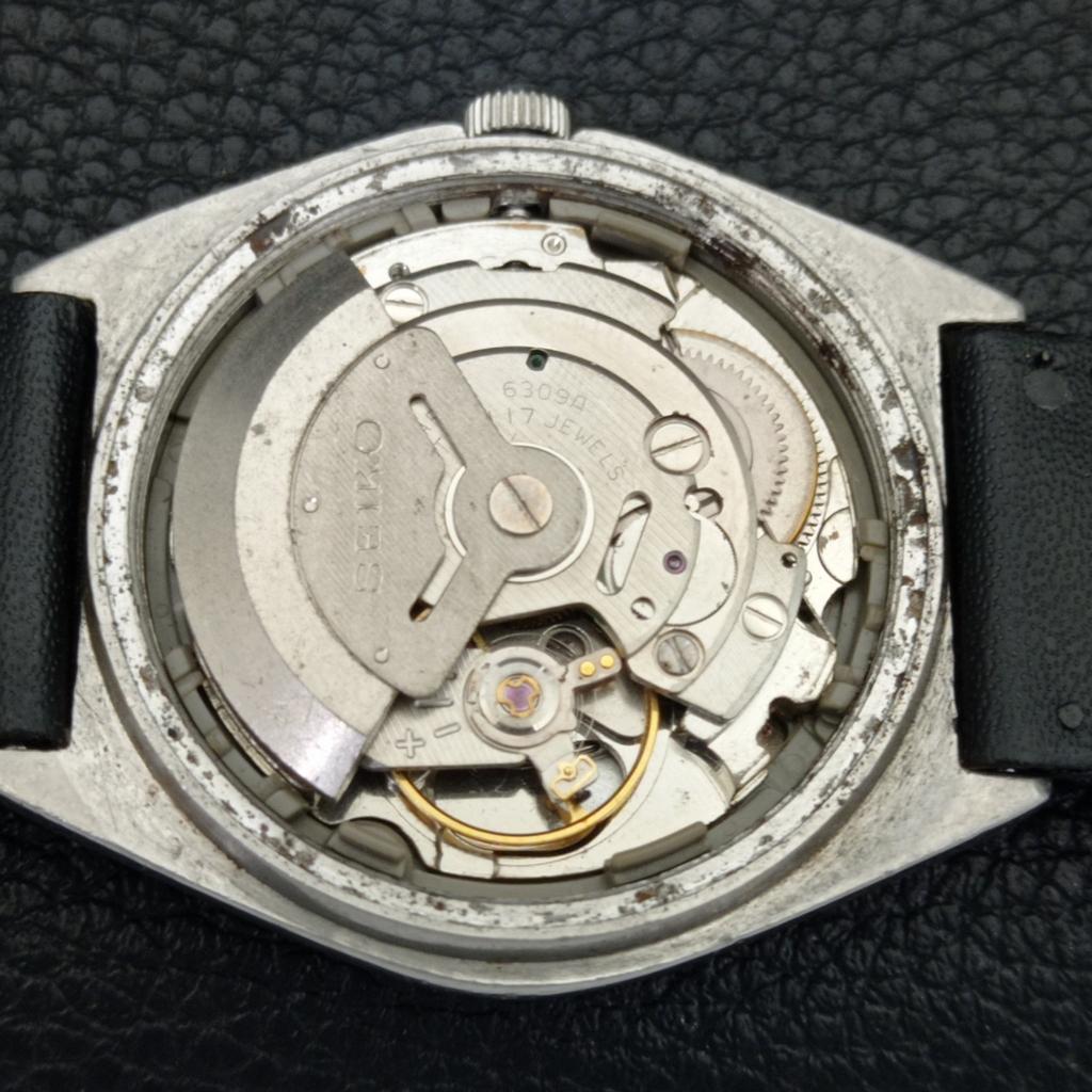 SEIKO 5 AUTOMATIC VINTAGE 6309A JAPAN MENS ARABIC BLUE DIAL WATCH a702661-1 R209-a702661