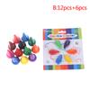 12Pcs Non-Toxic Children Safety Color Crayons Baby 3D Finger Art Supplies