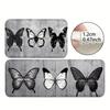 1Pcs Anti Fatigue Kitchen Rugs, Butterfly Print Waterproof Non-Slip Thick Cushioned Kitchen Mat Heavy Duty Comfort Standing Mat for Kitchen