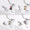 Authentic Charm Bead Charms Bead Charms Copper Strawberry Peach Cherry Pendants New York Paris Architecture Dangle Ideal For Women Gifts