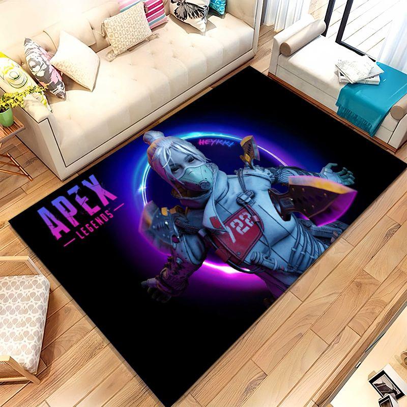 Game Apex legends Cartoon Living Room Non-Slip Area Rug Soft Carpet for Bedroom Kids Playroom Sofa,Home Decor Doormat Gift