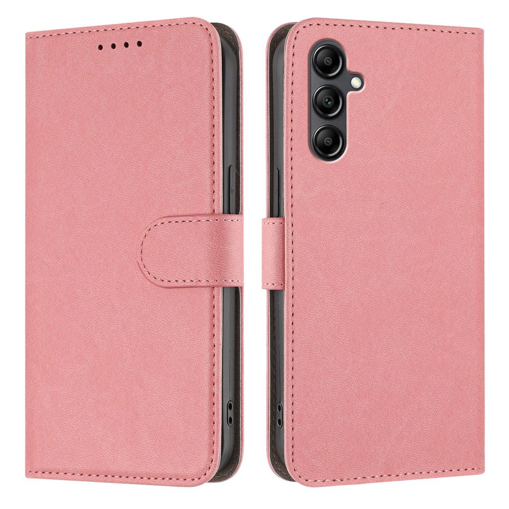 Etui skórzane na Samsung Galaxy A16 5G/Galaxy A16 4G/Galaxy A26 5G/Galaxy A17 5G, jednokolorowe etui na telefon z portfelem