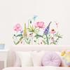 Watercolor Floral Wall Sticker Self-Adhesive Waterproof Removable Home Decor Art
