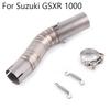 Motorcycle Exhaust Middle pipe link pipe For suzuki GSXR1000 GSX R1000 GSXR 1000 2005 2006 Link Pipe