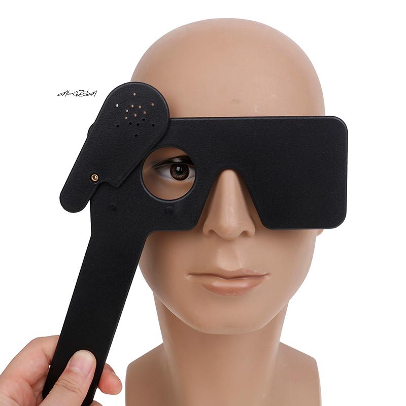 Hand Occluder Lorgnette Multi 17 Pin Hole Optometry Instrument Tool for Visual Acuity Testing In Optician Tools Category