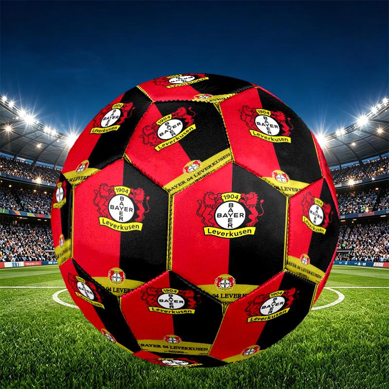Bayer 04 Leverkusen Print Size 5 Soccer Ball, PU Wear Resistant Football for Match Training and Daily Practice, Birthday Gift for Soccer Fans