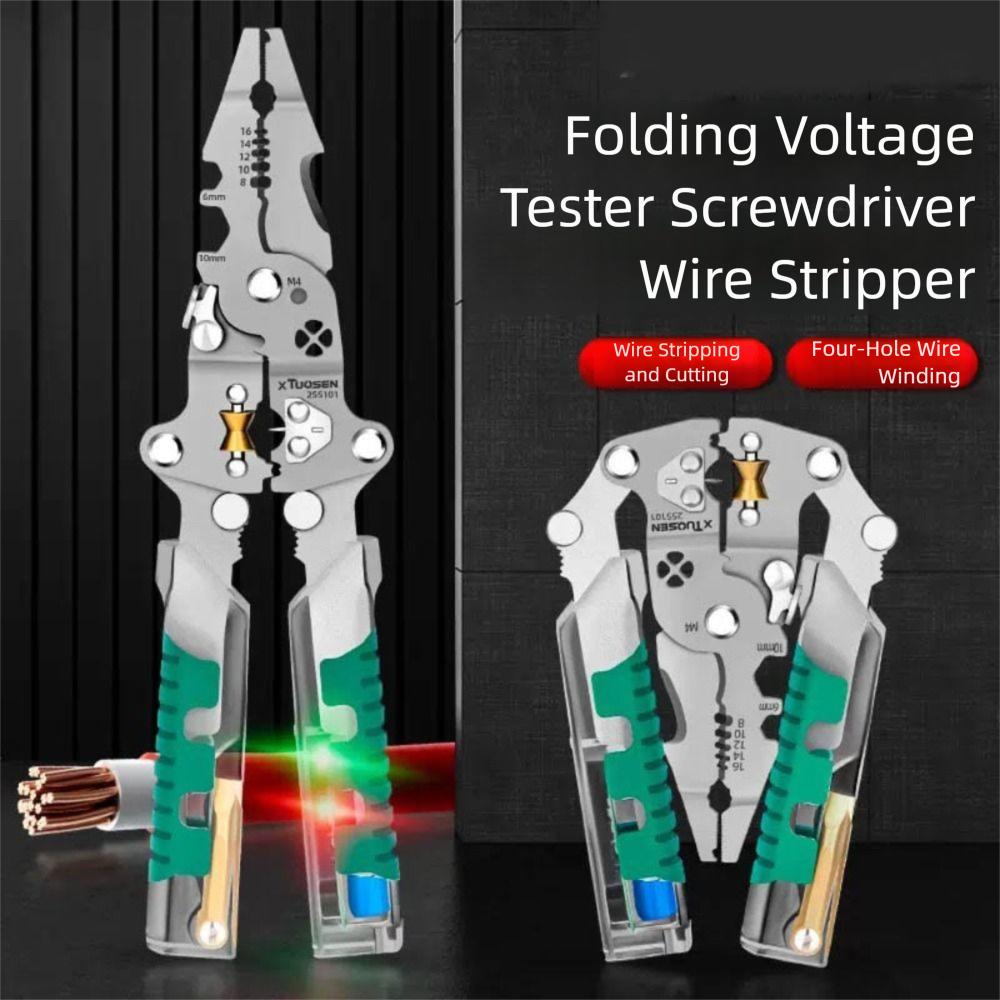 Cable Cutting Electrician Stripping Plier Crimping Wire Stripper  Electrician