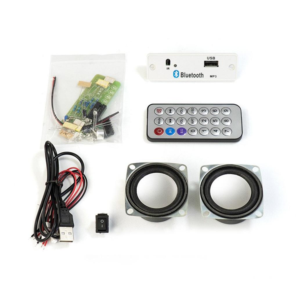 Adults Children Portable Wireless Speaker DIY Crafting Kit Stereo Sound Speakers Making Set Handmade Accessories