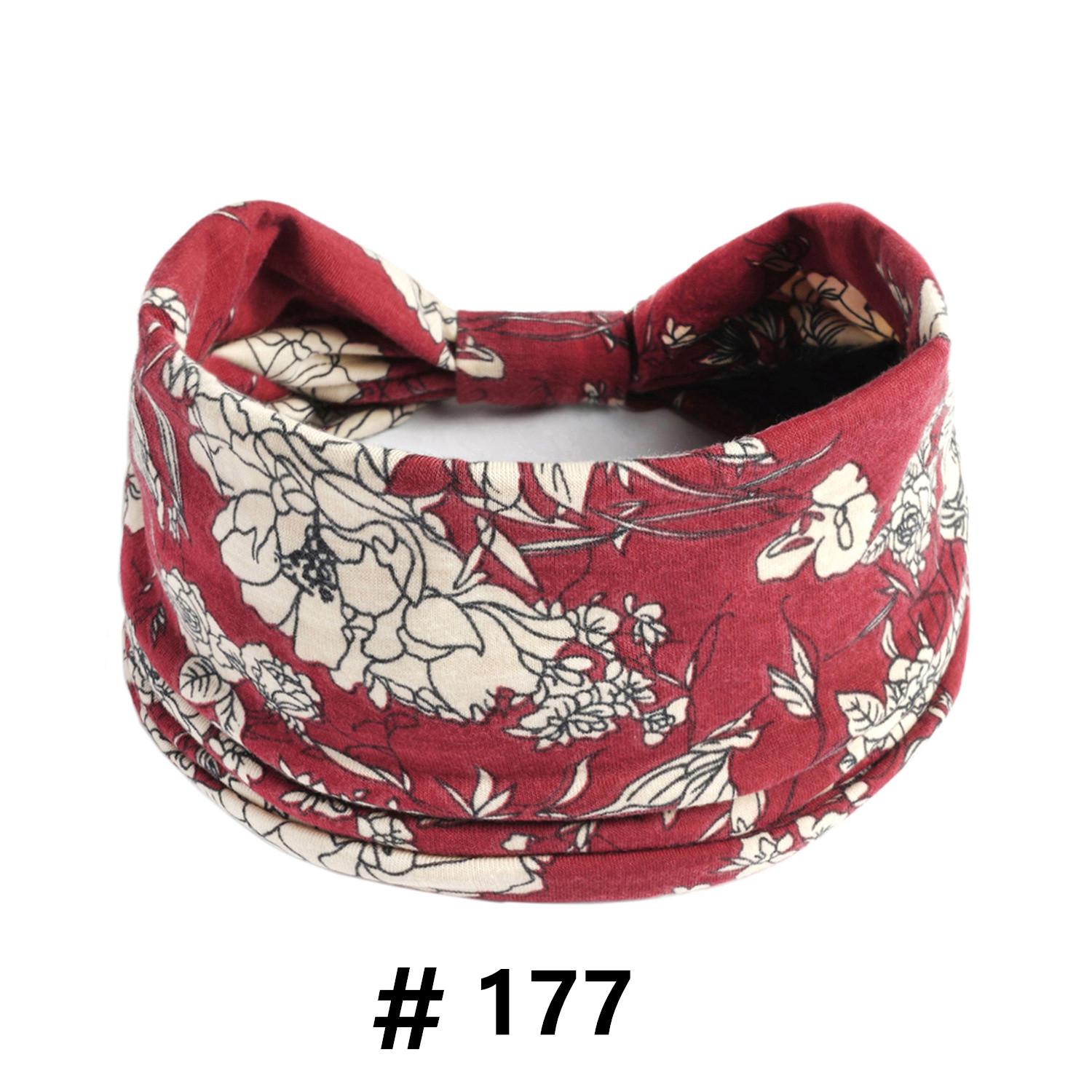 

Пов язки в стилі бохо для жінок Бавовняні великі широкі пов язки на голову Еластична пов язка для волосся Нековзка пов язка для тренувань Йога Тюрбан для бігу Бандана Аксесуари для волосся