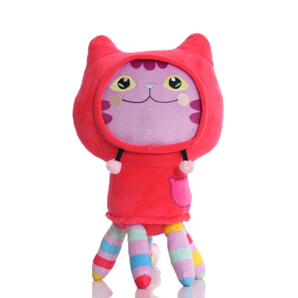 25cm 7-teiliges Gabby's Puppenhaus Plüschtier Zeichentrick-Stofftier Meerjungfrauenkatze Meerjungfrauen-Plüschpuppe Weihnachtsgeschenk für Kinder