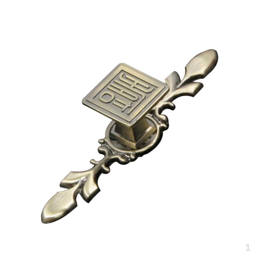 Chinese Traditional Style Cabinet Knob Cupboard Drawer Pull Handle Dresser Pulls