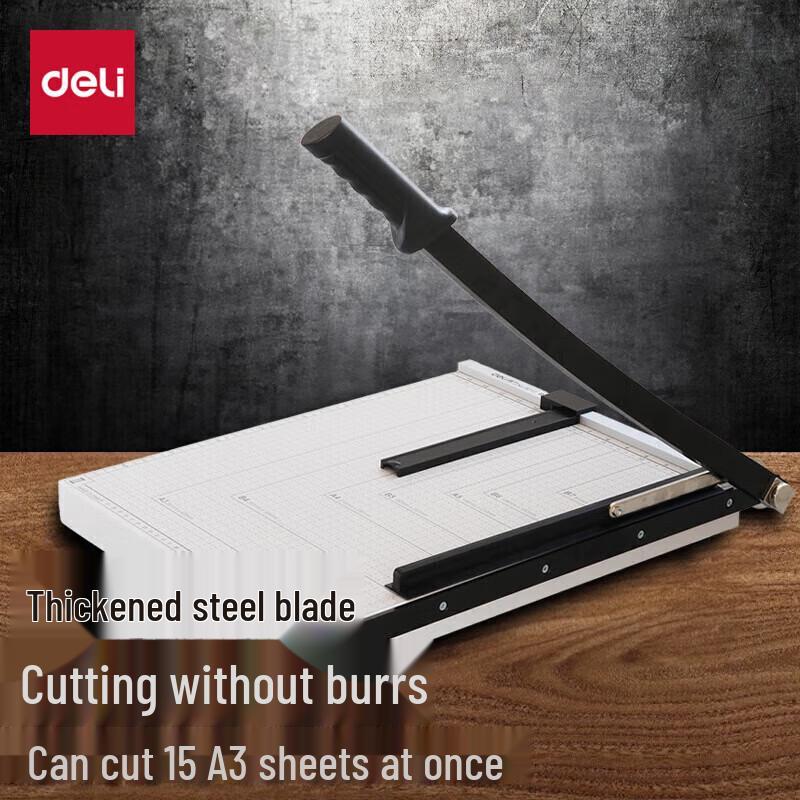 Deli Steel Guillotine Paper Cutter
