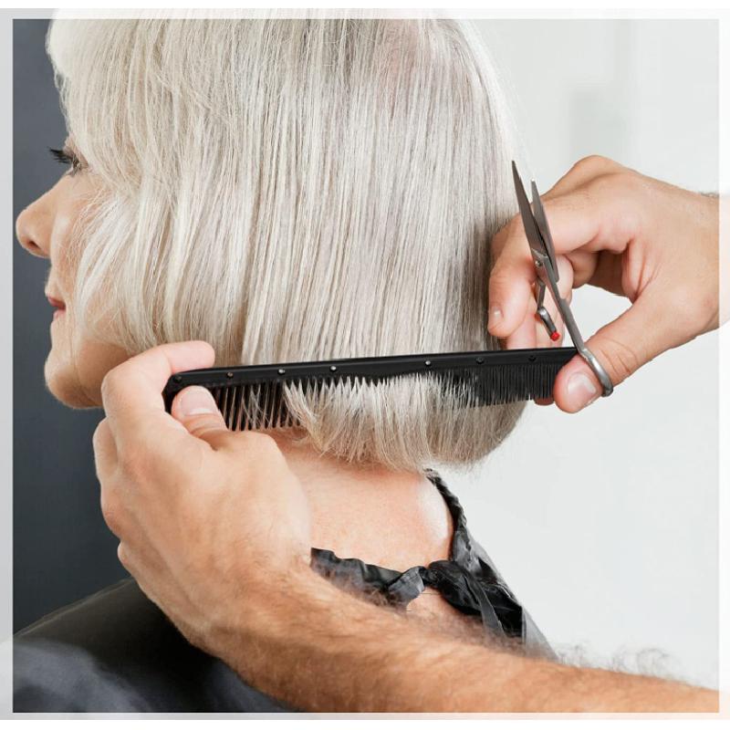 3/5 Pieces Fine Cutting Wide Tooth Hair Barber Carbon Fiber Salon Hairdressing Comb Heat Resistant Styling Grooming Comb